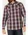 Moonshine Spirit Men's Sun Downer Large Plaid Long Sleeve Snap Western Shirt , , hi-res