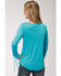 Image #2 - Roper Women's Eagle Graphic Long Sleeve Top, , hi-res