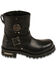 Milwaukee Leather Men's 6" Classic Engineer Boots - Round Toe - Wide, Black, hi-res