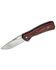 Buck Knives 346 Vantage Avid Knife, Maroon, hi-res