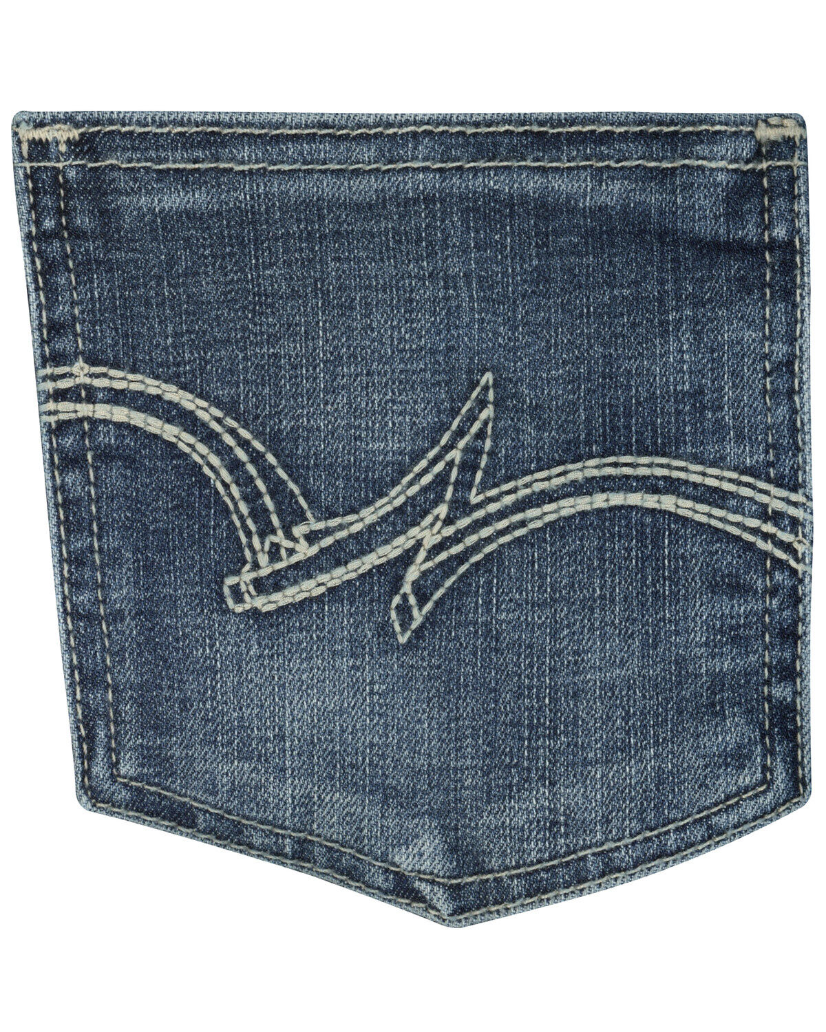 Image #6 - Wrangler Women's Medium Wash Straight Leg Jeans, Med Blue, hi-res