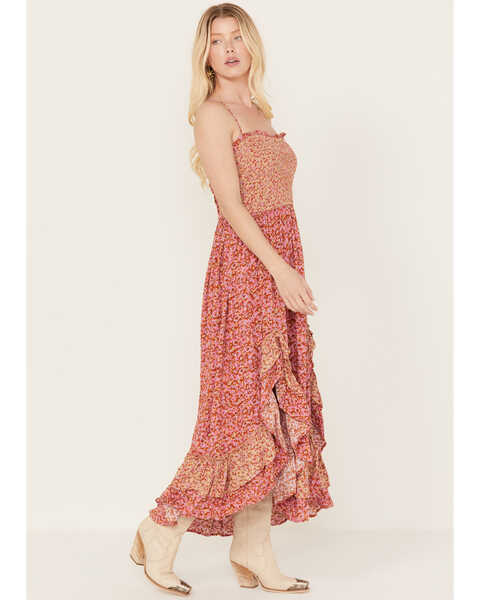 Free People Women's One I Love Floral Maxi Dress, Pink