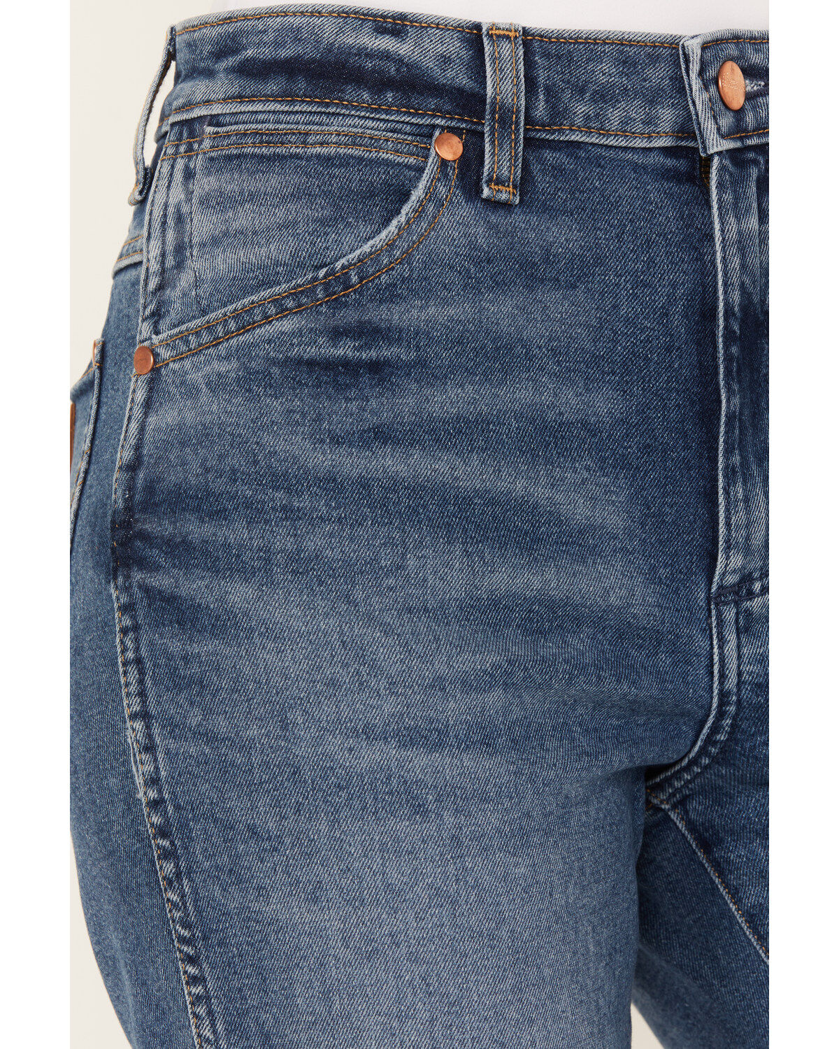 Image #2 - Wrangler Women's Wanderer Dark Wash High Rise Stretch Modern Flare Jeans, Dark Wash, hi-res