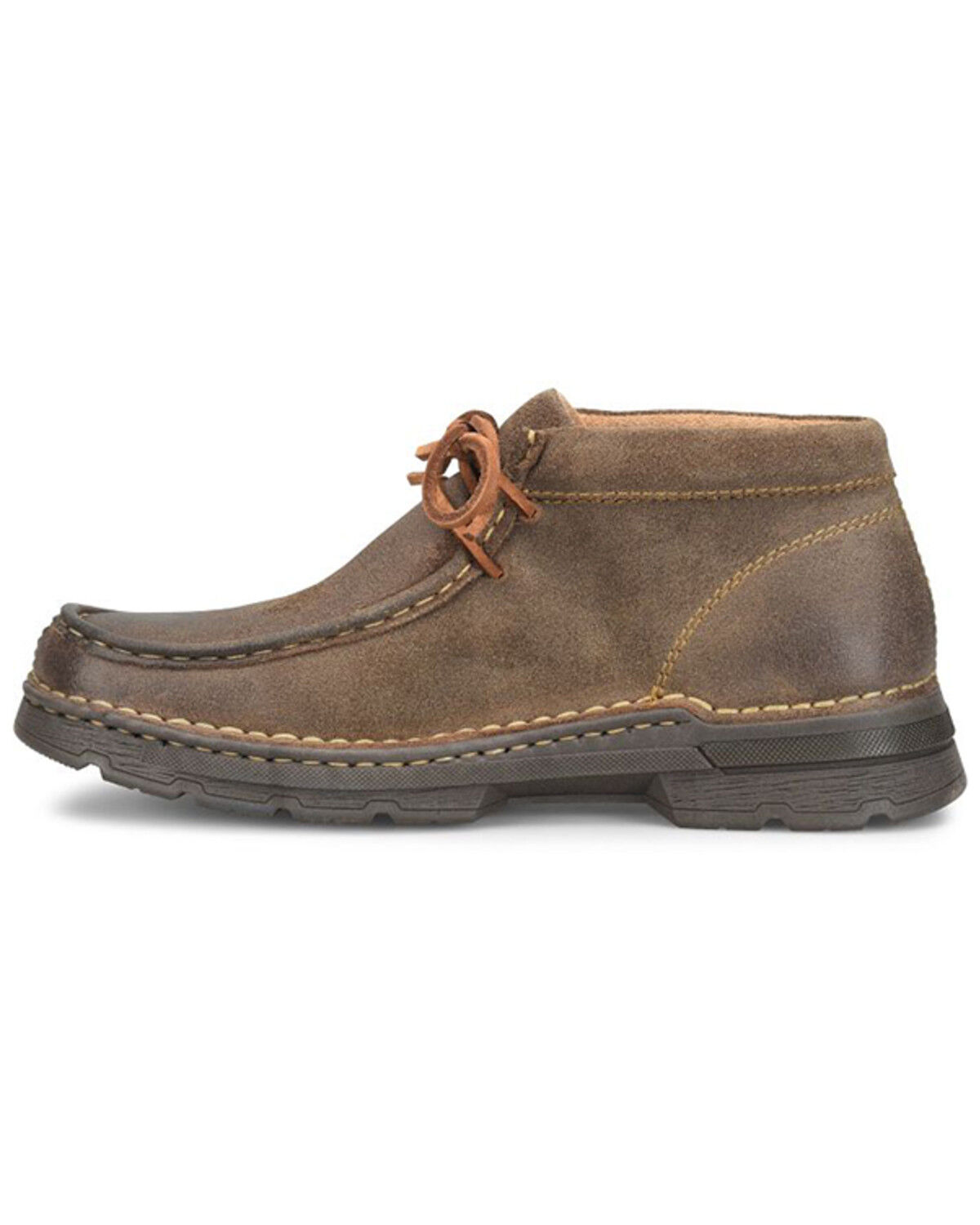 Image #3 - Born Men's Ethan Casual Chukka Shoes - Moc Toe, Taupe, hi-res
