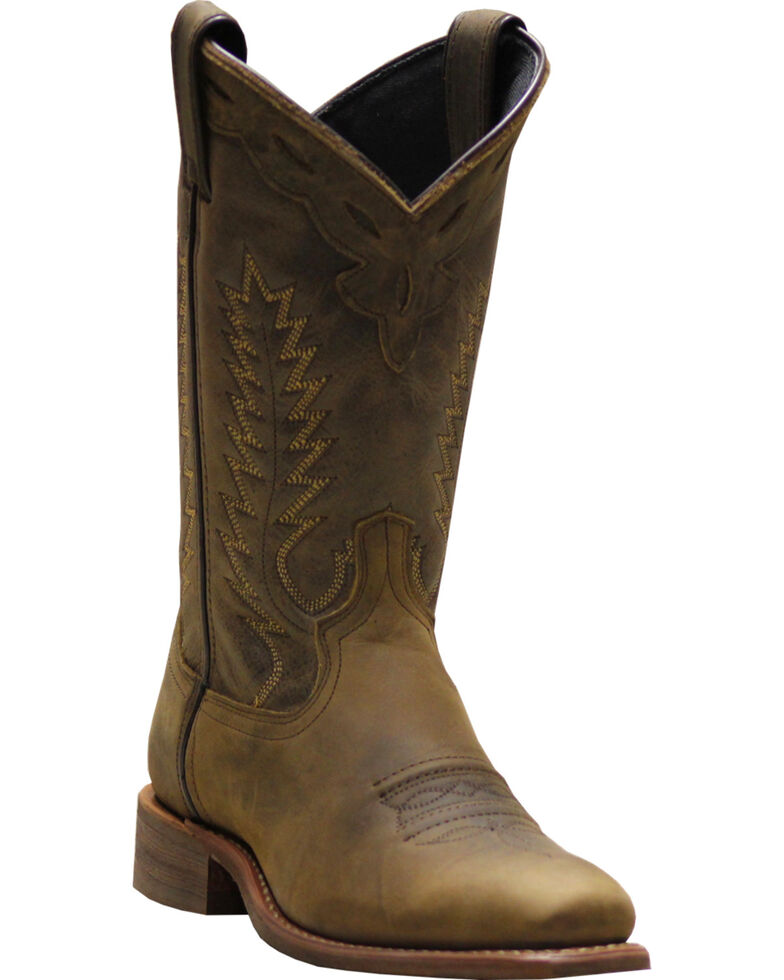 Abilene Women's Brown Western Cowgirl Boots - Square Toe, Brown, hi-res