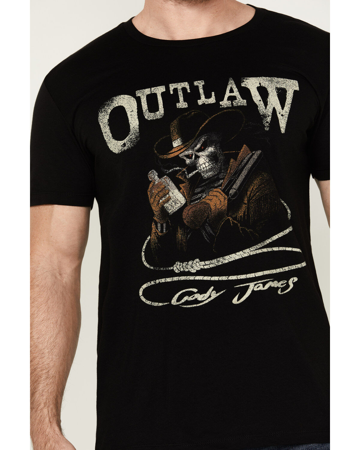 Product Name:  Cody James Men's Outlaw Short Sleeve Graphic T-Shirt