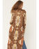 Image #4 - Rock & Roll Denim Women's Southwestern Print Concho Cardigan, Brown, hi-res