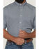 Image #3 - Cinch Men's AF Geo Print Short Sleeve Button-Down Stretch Western Shirt, Blue, hi-res