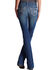 Ariat Women's Mid Rise Boot Cut Real Riding Jeans, Indigo, hi-res