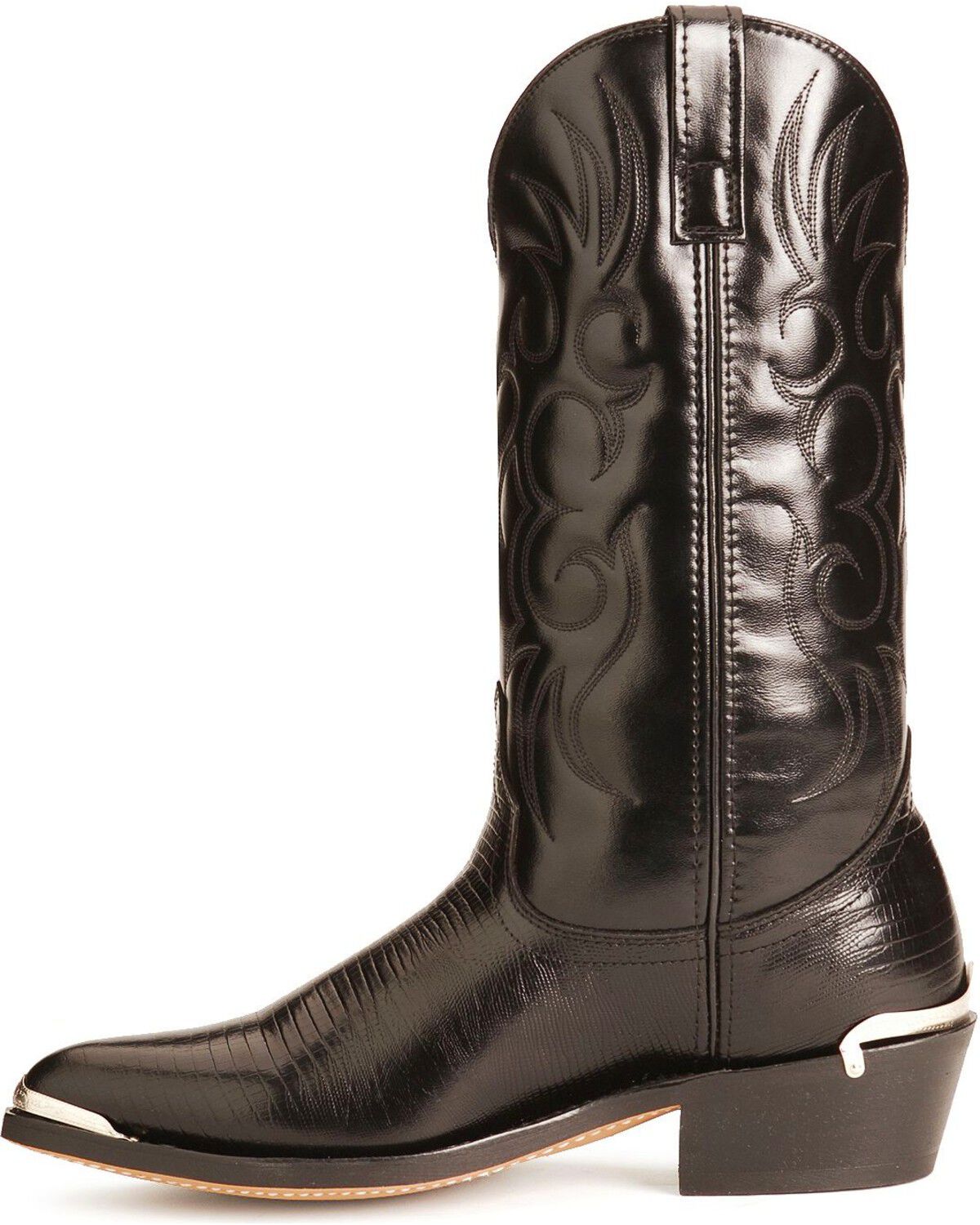 Image #3 - Laredo Men's Lizard Print Western Boots - Pointed Toe, , hi-res