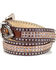Shyanne Women's Sequin Belt, Brown, hi-res