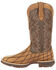 Image #3 - Durango Women's Lady Rebel Patchwork Western Boots - Square Toe, , hi-res