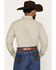Image #4 - Gibson Trading Co Men's Mister Furley Geo Print Long Sleeve Snap Western Shirt - Tall, Cream, hi-res