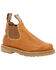 Georgia Boot Women's Floral Chelsea Western Work Boots - Moc Toe, Brown, hi-res