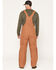 Image #3 - Forge Workwear Men's FR Insulated Bib Overalls, Brown, hi-res