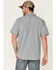Image #4 - Moonshine Spirit Men's Santa Fe Dobby Plaid Short Sleeve Snap Western Shirt, Tan, hi-res
