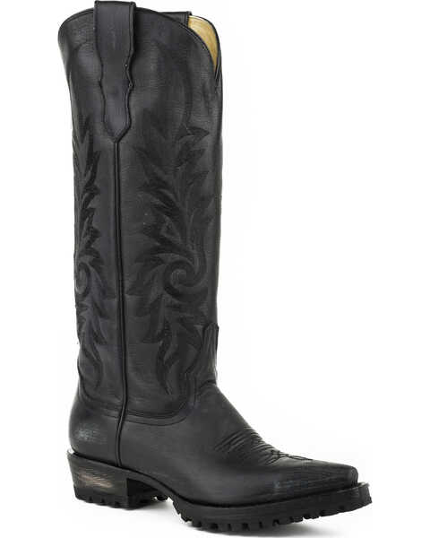 Image #1 - Stetson Women's Lucy Lug Sole Western Boots - Snip Toe, , hi-res