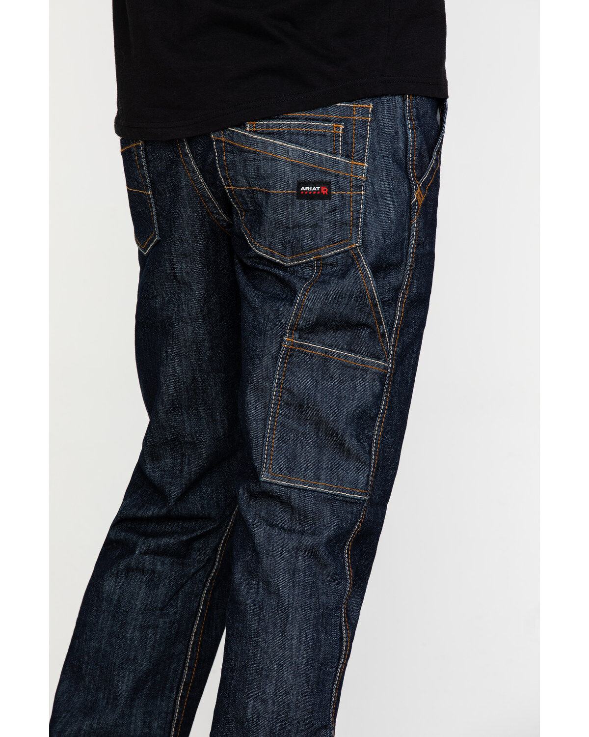 Image #4 - Ariat Men's FR M4 Workhorse Duralight Low Stretch Straight Work Jeans, , hi-res