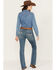 Image #1 - Rock & Roll Denim Women's Medium Wash Mid Rise Bootcut Extra Stretch Riding Jeans, Medium Wash, hi-res