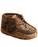 Image #1 - Twisted X Infant Girls' Brindle Chukka Driving Mocs, Black/white, hi-res