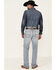 Cody James Men's Renegade Light Stretch Slim Straight Jeans , Blue, hi-res