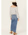 Image #3 - Shyanne Women's Medina Medium Wash Mid Rise Maxi Denim Skirt, Medium Wash, hi-res