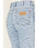 Image #4 - Wrangler Women's Meow Laser Tiger Print Wanderer Flare Jeans, Blue, hi-res