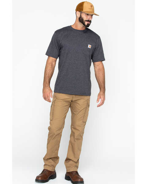 Image #10 - Carhartt Men's Force Cotton Short Sleeve Shirt, , hi-res