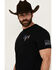 Image #2 - Buckwear Men's Freedom Infringed Short Sleeve Graphic T-Shirt, Black, hi-res
