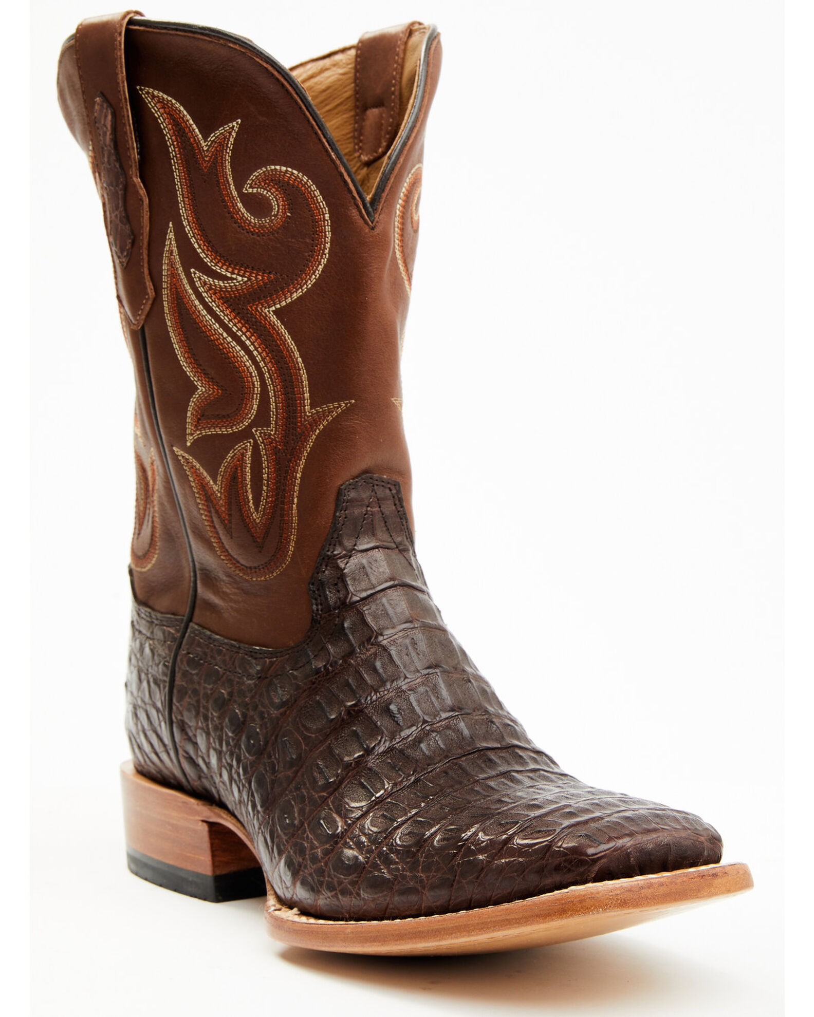 Cody James Men s Exotic Caiman Western Boots Broad Square Toe Boot Barn
