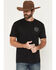 Image #2 - Brixton Men's Crest II Logo Short Sleeve Graphic T-Shirt, Black, hi-res
