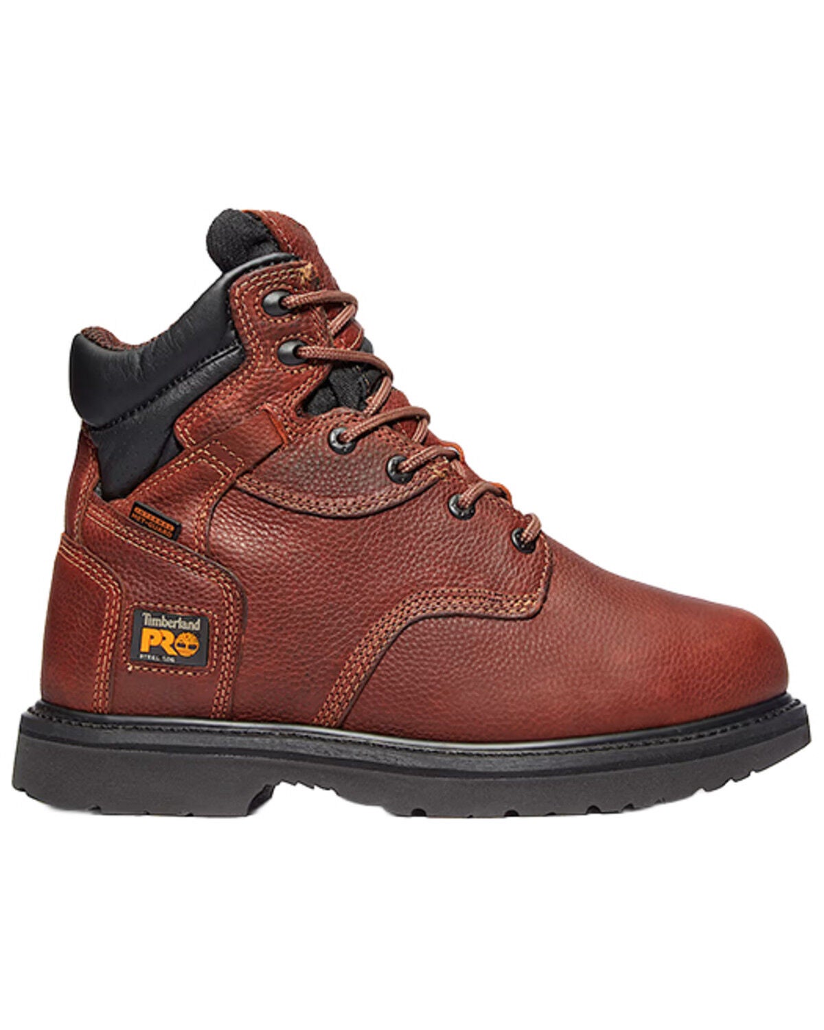 Image #2 - Timberland PRO Men's Flexshield Met Guard 6" Lace-Up Work Boots - Steel Toe, Brown, hi-res