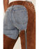 Understated Leather Women's Studded Suede Paris Texas Chaps, Tan, hi-res