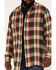 Levi's Men's Medina Worker Large Plaid Print Long Sleeve Button-Down Shirt, Brown, hi-res