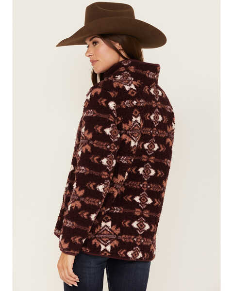 Wrangler Retro Women's Southwestern Print Fleece Quarter Zip Sweater | Boot  Barn