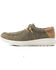 Image #2 - Ariat Men's Hilo Stretch Western Casual Shoes - Moc Toe, Green, hi-res