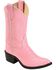 Old West Girls' Western Boots - Medium Toe, Pink, hi-res