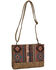 Image #1 - Justin Women's Southwestern Jacquard Shoulder Bag, Brown, hi-res