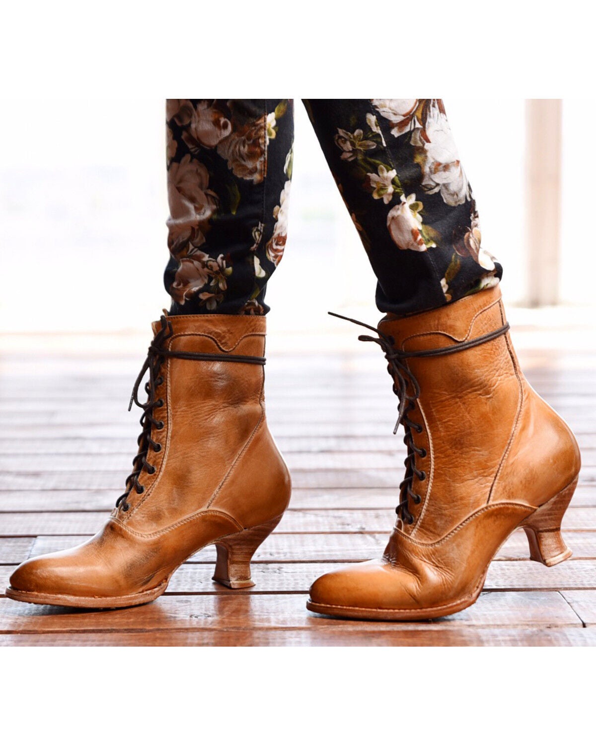 Oak Tree Farms Tan Eleanor Boots 