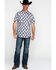 Image #6 - Rock & Roll Denim Men's Crinkle Washed Palm Print Short Sleeve Western Shirt, , hi-res