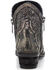 Image #4 - Circle G Women's Short Western Boots - Round Toe, Black, hi-res