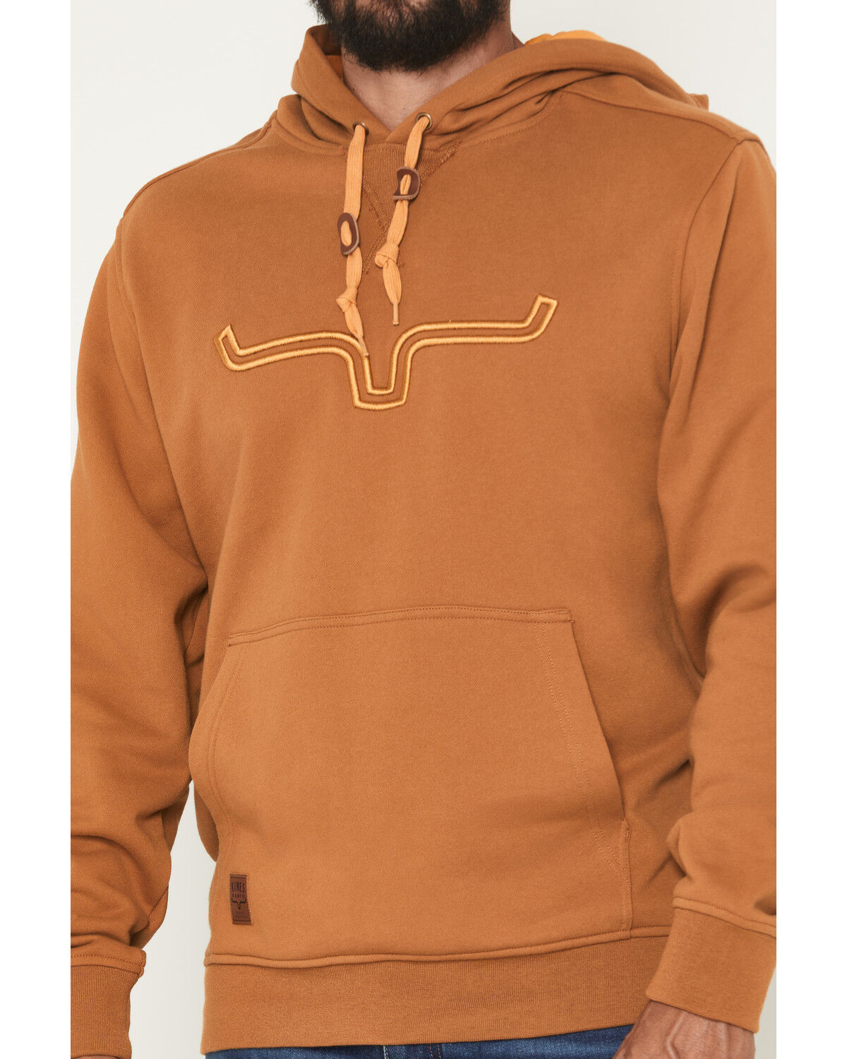 Image #3 - Kimes Ranch Men's Fast Talker Logo Hooded Sweatshirt, Brown, hi-res