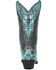 Image #4 - Durango Women's Crush Blue Floral Western Boots - Snip Toe, , hi-res