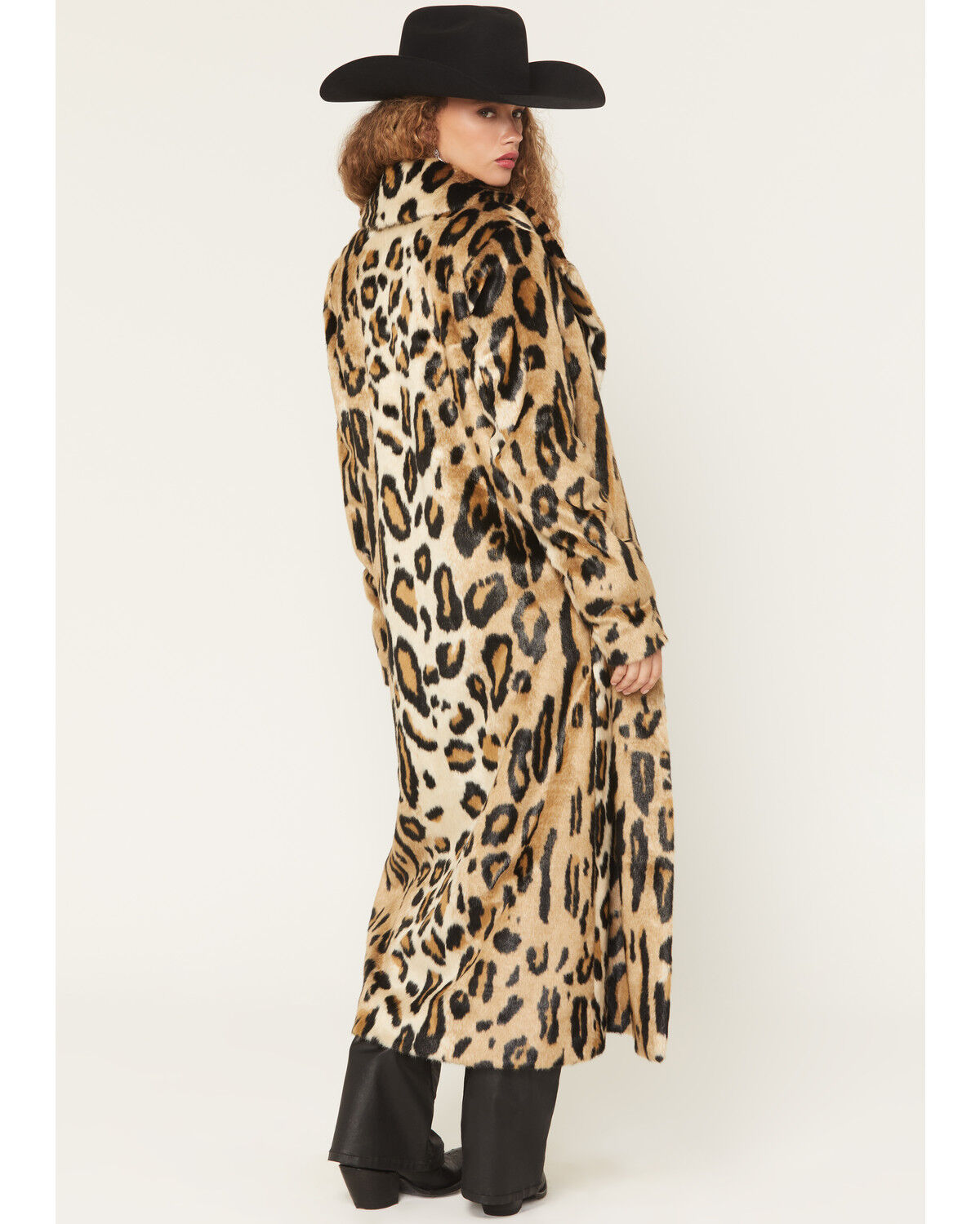 Image #4 - Show Me Your Mumu Women's Miss Cindy Faux Fur Overcoat, Leopard, hi-res