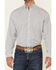 Image #3 - Stetson Men's Small Check Plaid Print Long Sleeve Button Down Western Shirt, Blue, hi-res