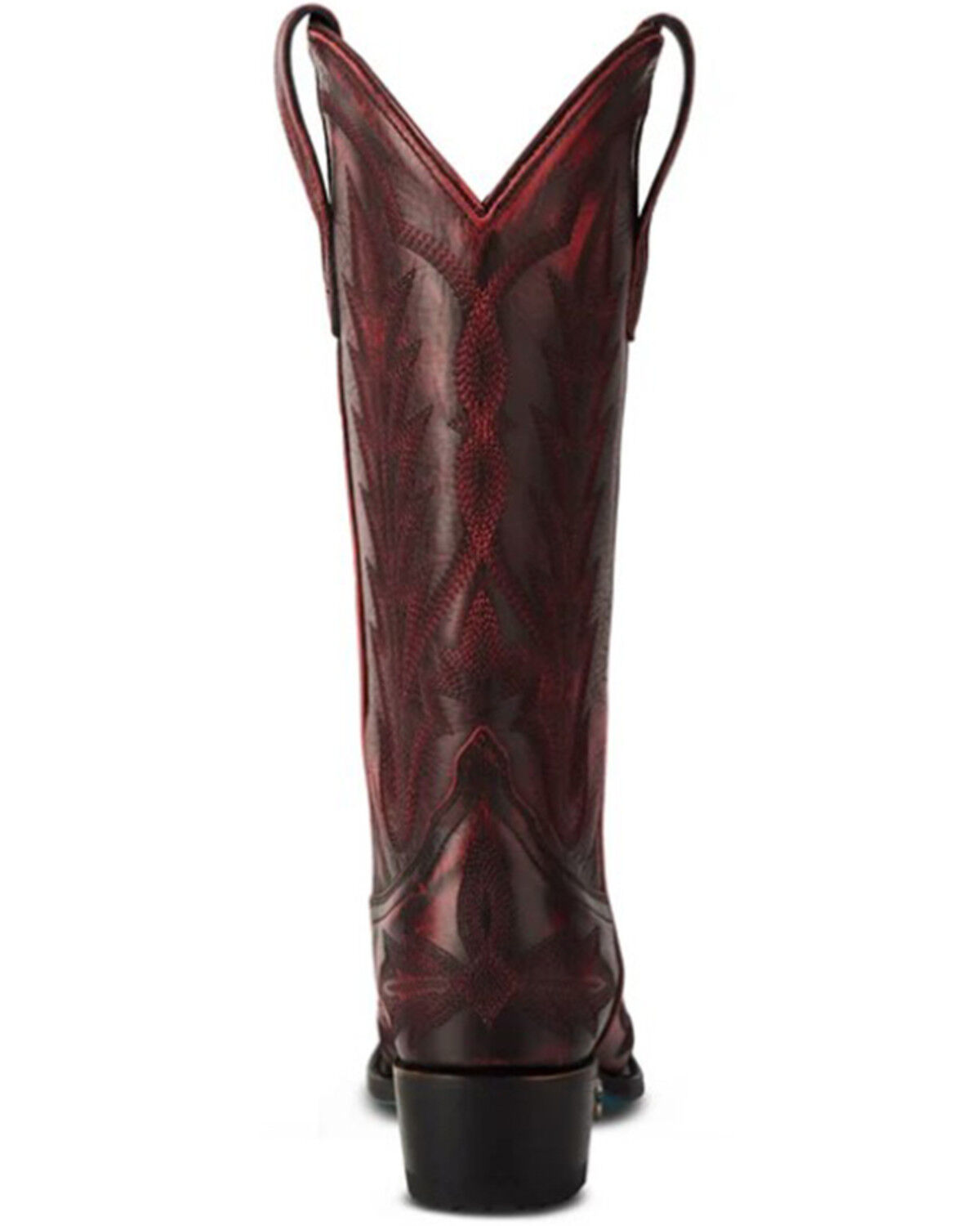 Image #5 - Lane Women's Lexington Western Boots - Snip Toe, Black Cherry, hi-res