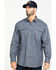 Ariat Men's Steel Rebar Made Tough Durastretch Long Sleeve Work Shirt , Steel, hi-res