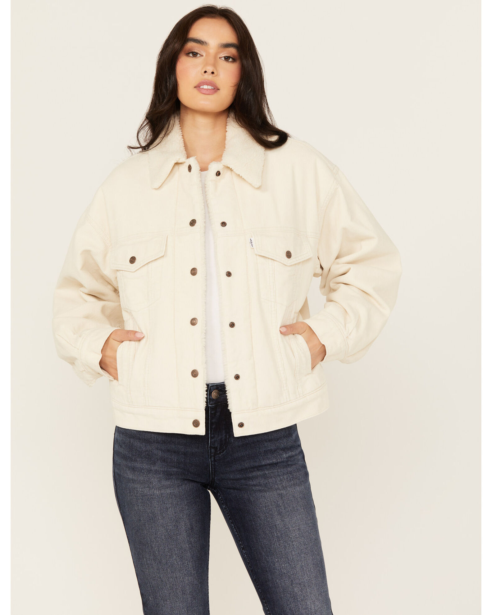 Levi's corduroy trucker deals jacket womens