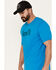 Image #2 - Levi's Men's Poster Logo Graphic Short Sleeve T-Shirt, Bright Blue, hi-res