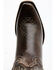 Laredo Women's Heart Angel Wing Cowboy Western Boot - Snip Toe, Dark Brown, hi-res